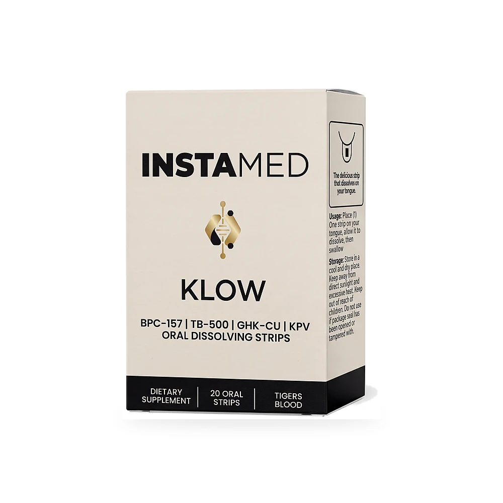 InstaMed KLOW oral dissolving strips, 20 count