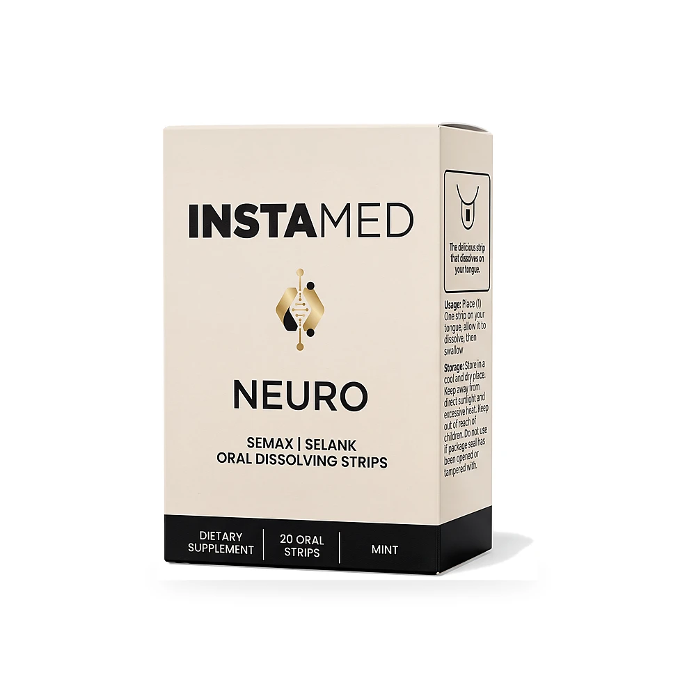 InstaMed Neuro – Semax/Selank oral dissolving strips, 20 count